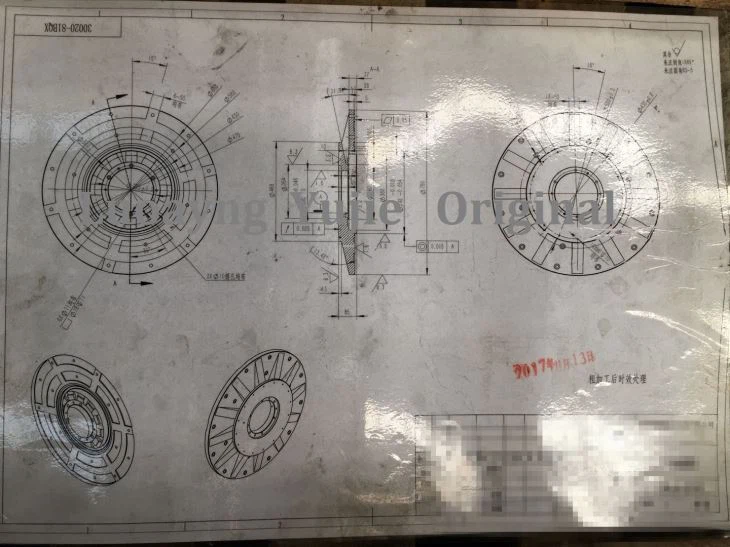 Non-movable Disc Flange By CNC VMC850L